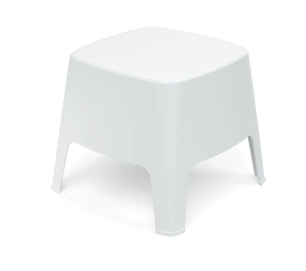 Stolička MILANE 485x485x420mm - bílá
