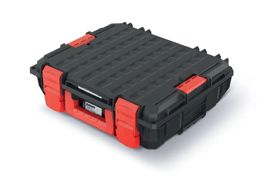 Prosperplast Kufr na nářadí CEBLOCCK PRO 45 x 38 x 13,5 cm černo-červený