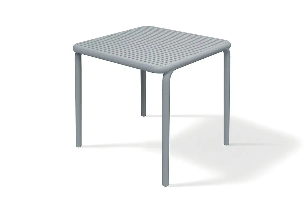 Prosperplast Zahradní jídelní stůl BRENES 79,5x79,5x75,5 cm šedý