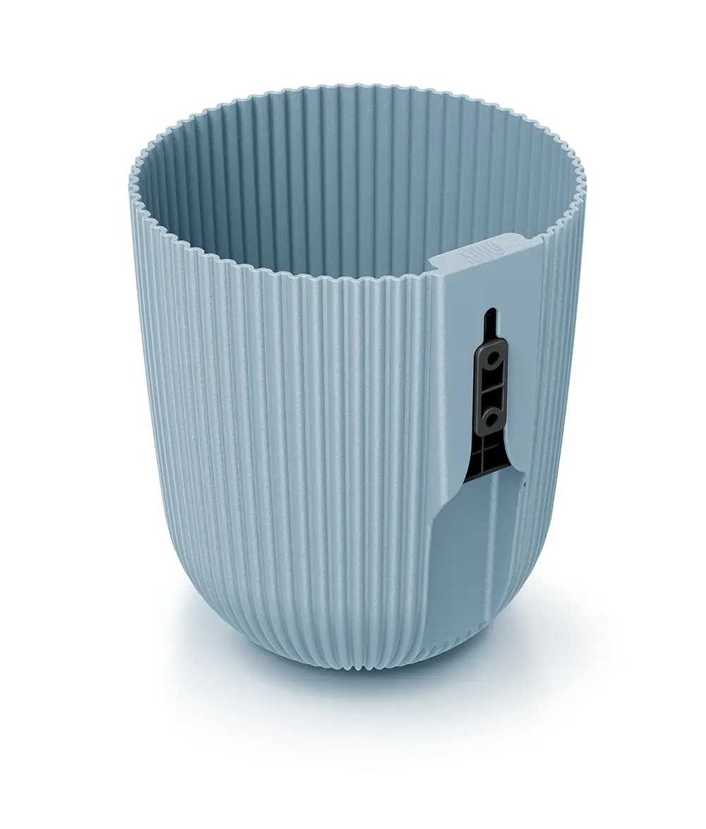 Prosperplast Nástěnný květináč MILLA WALL 14,6 cm světle šedý