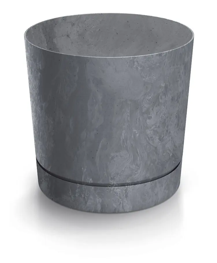 Prosperplast Květináč TUBOS P BETON EFFECT odstín marengo matný, varianta