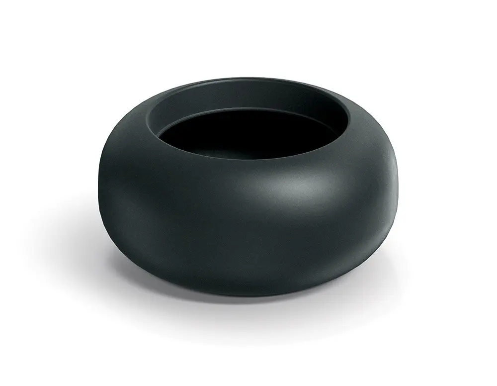 Prosperplast Plastový květináč Ulpo Bowl 48x22 cm tmavě šedý