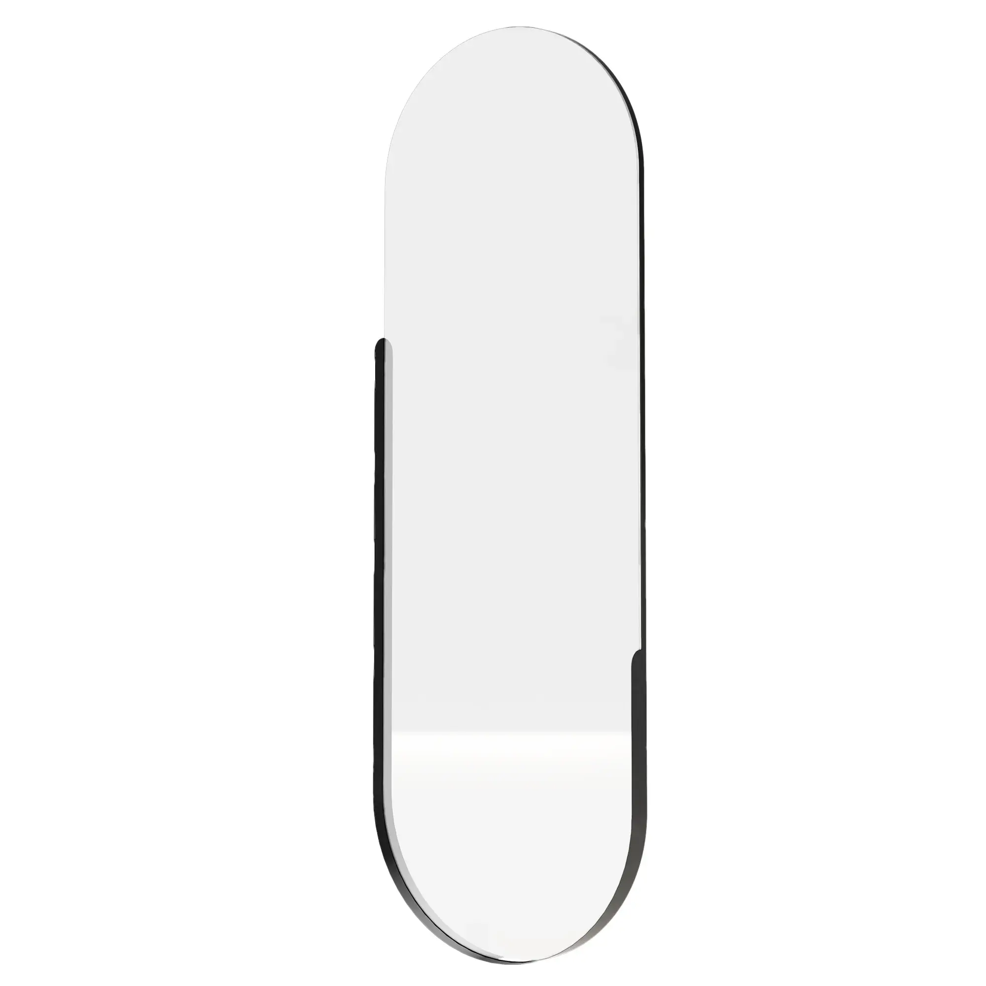 Hector Nástěnné zrcadlo s LED osvětlením Brio 40x105 cm černé