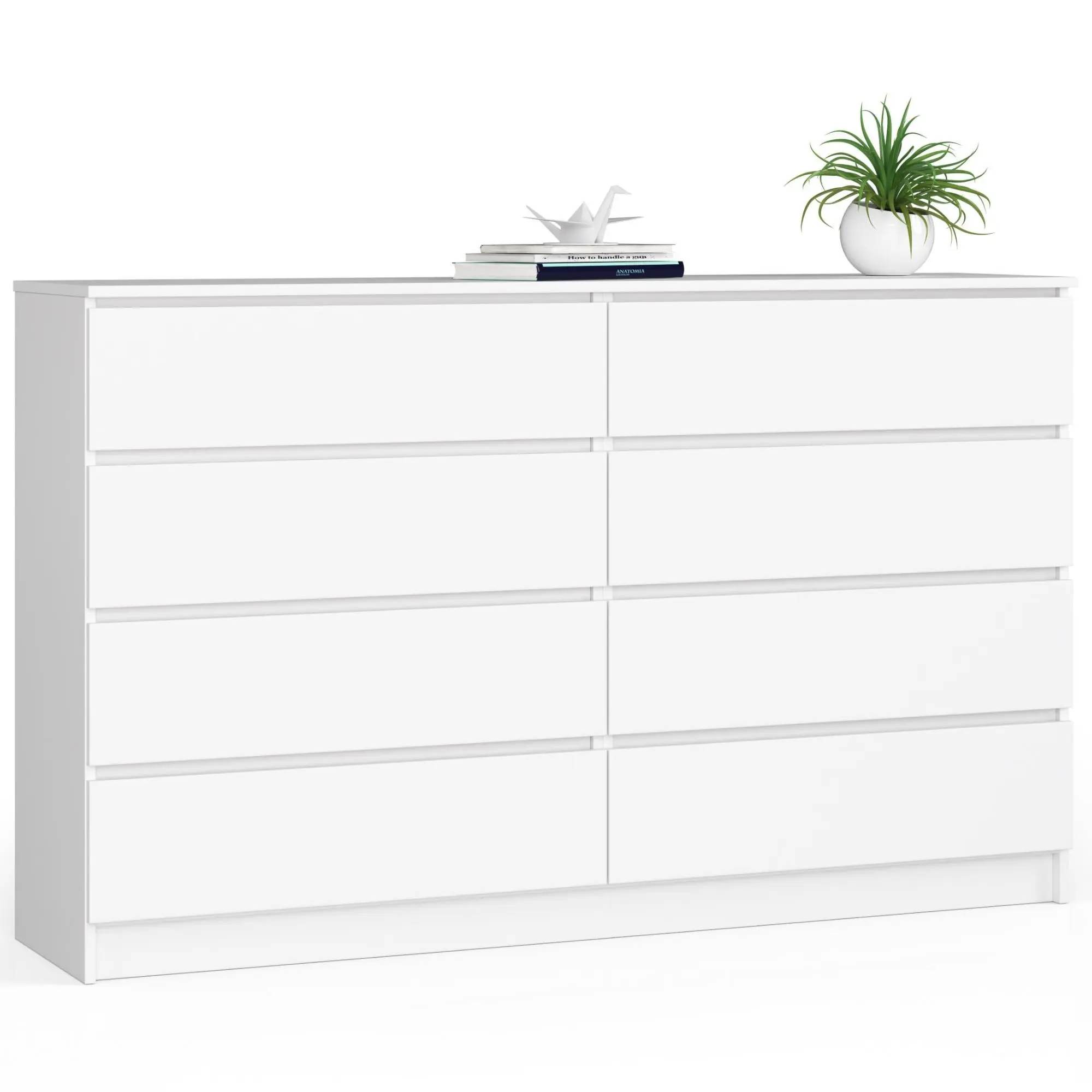 Ak furniture Komoda Inbia K 160 cm bílá