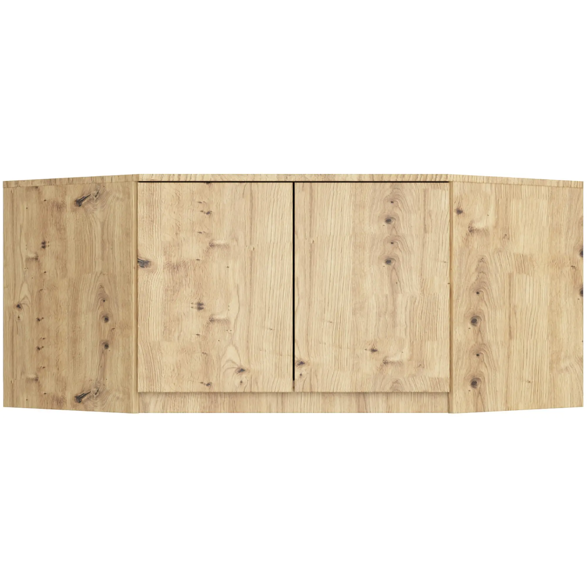 Ak furniture Nástavec na rohovou šatní skříň CLP 100 cm dub artisan