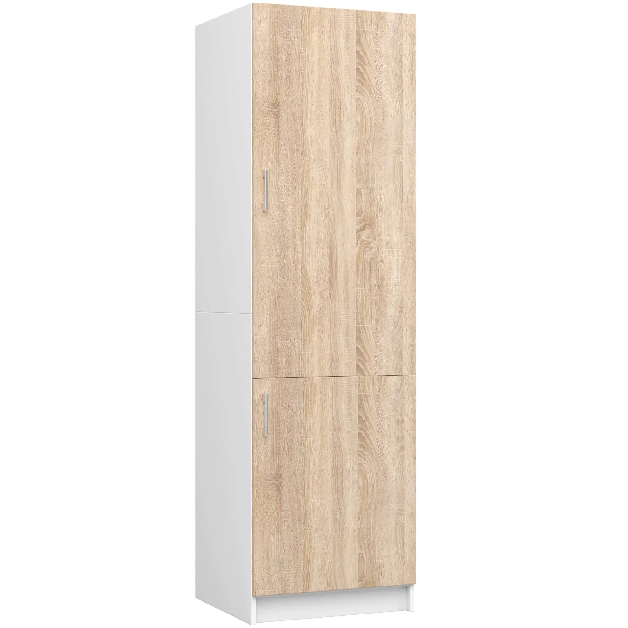 Ak furniture Skříň na vestavnou chladničku S 60cm Artus bílá/sonoma