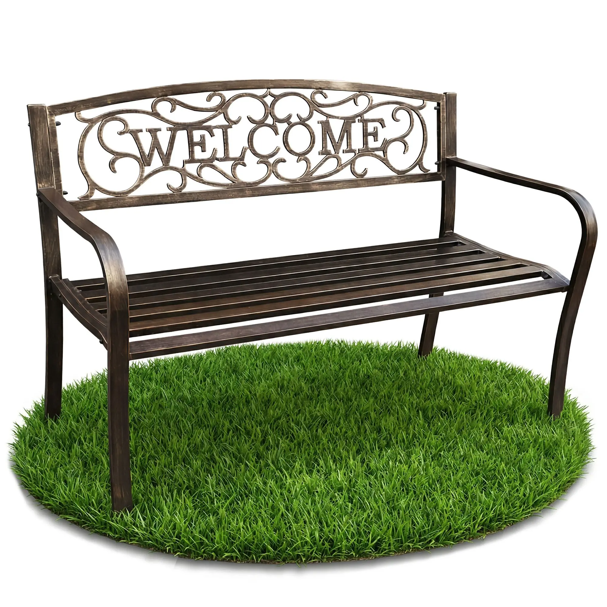 Ak furniture Zahradní lavička IRYS béžová