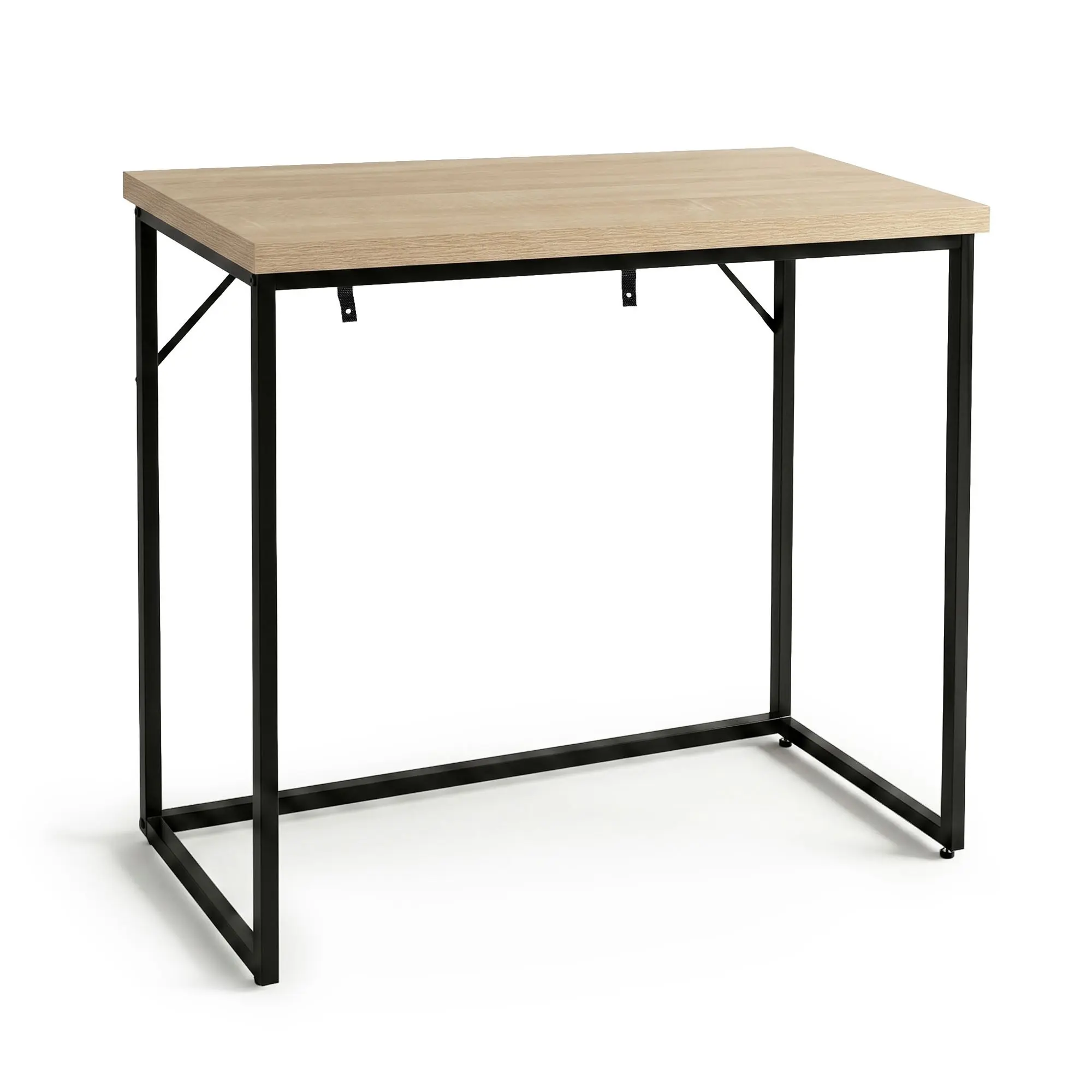 Ak furniture Konzolový stolek Origo 90 cm černý/dub Sonoma