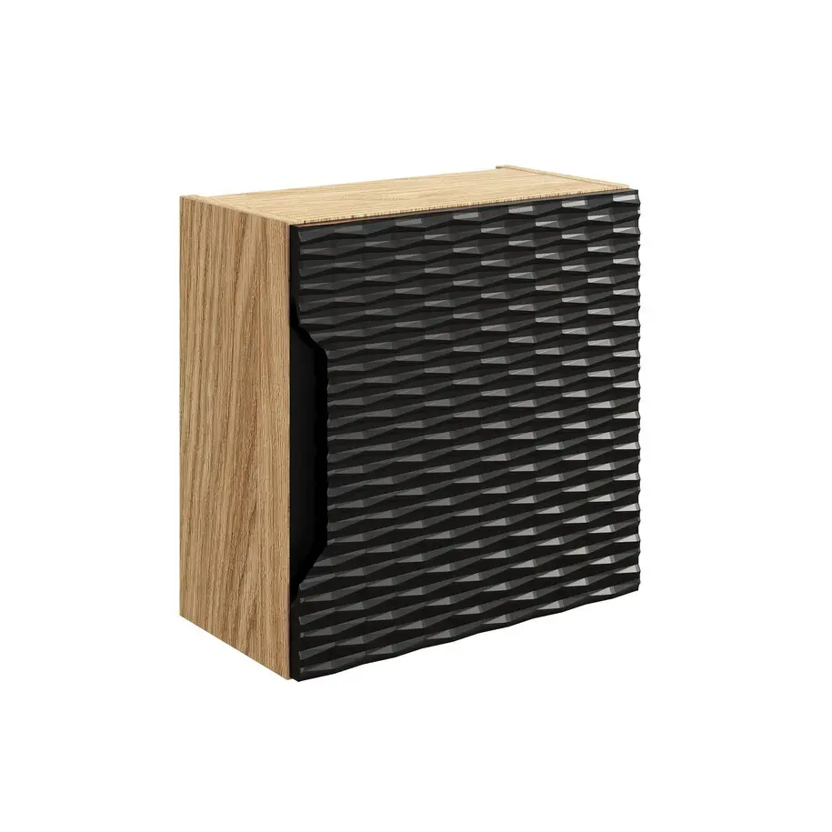 ArtCom Závěsná skříňka do koupelny OCEAN Black 83-35-1DQ | kostka
