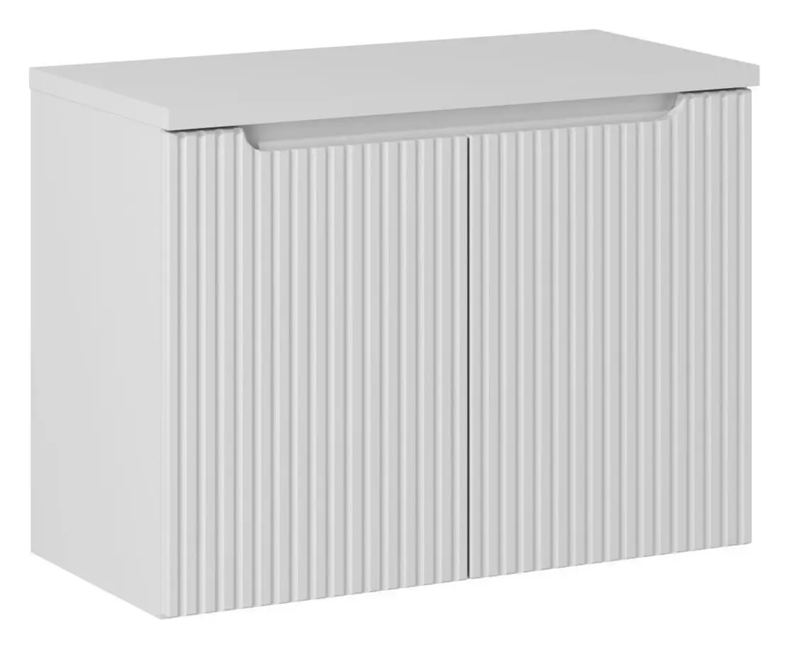 Comad Závěsná skříňka pod umyvadlo Nova White II s deskou 80 cm bílá