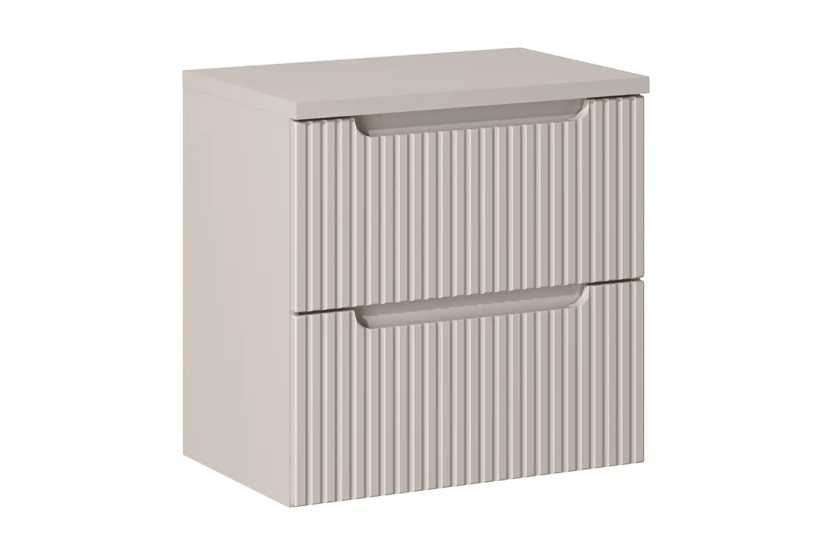 Comad Závěsná skříňka Nova Cashmere II s deskou 60 cm kašmírová