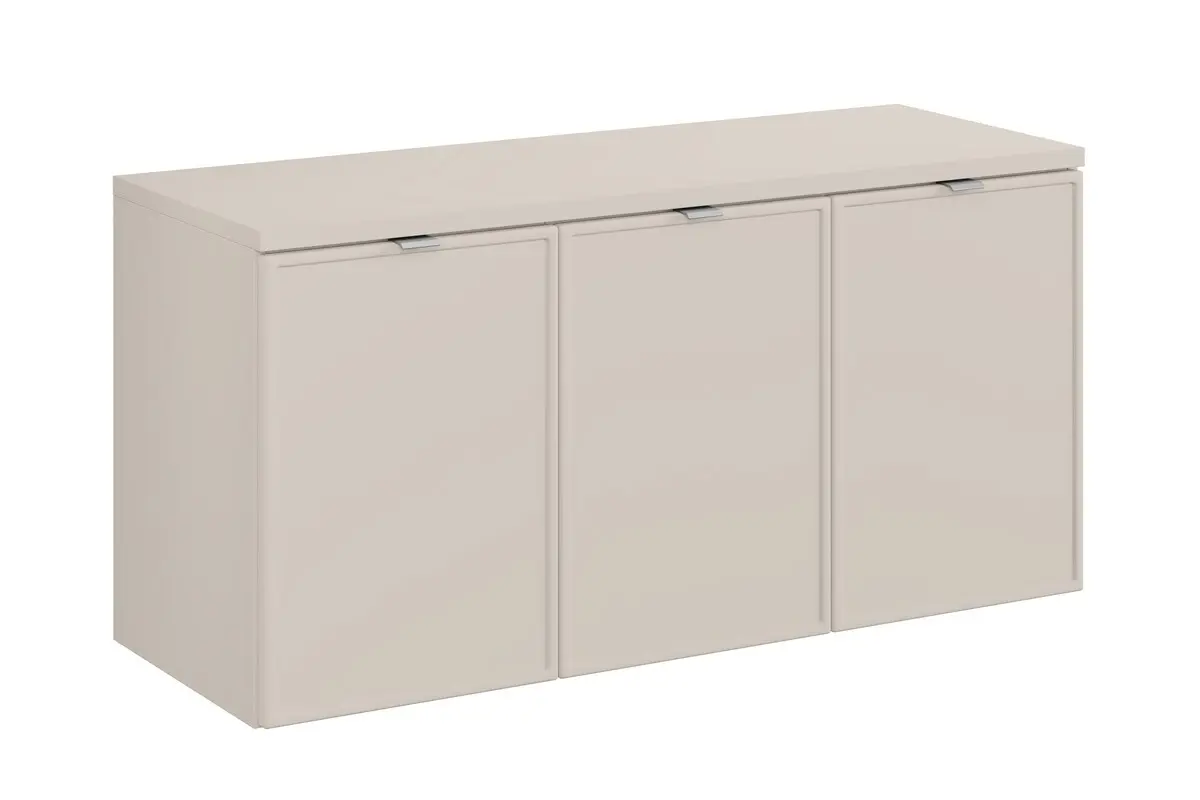 Comad Závěsná skříňka Bella Cashmere s deskou 120 cm kašmír