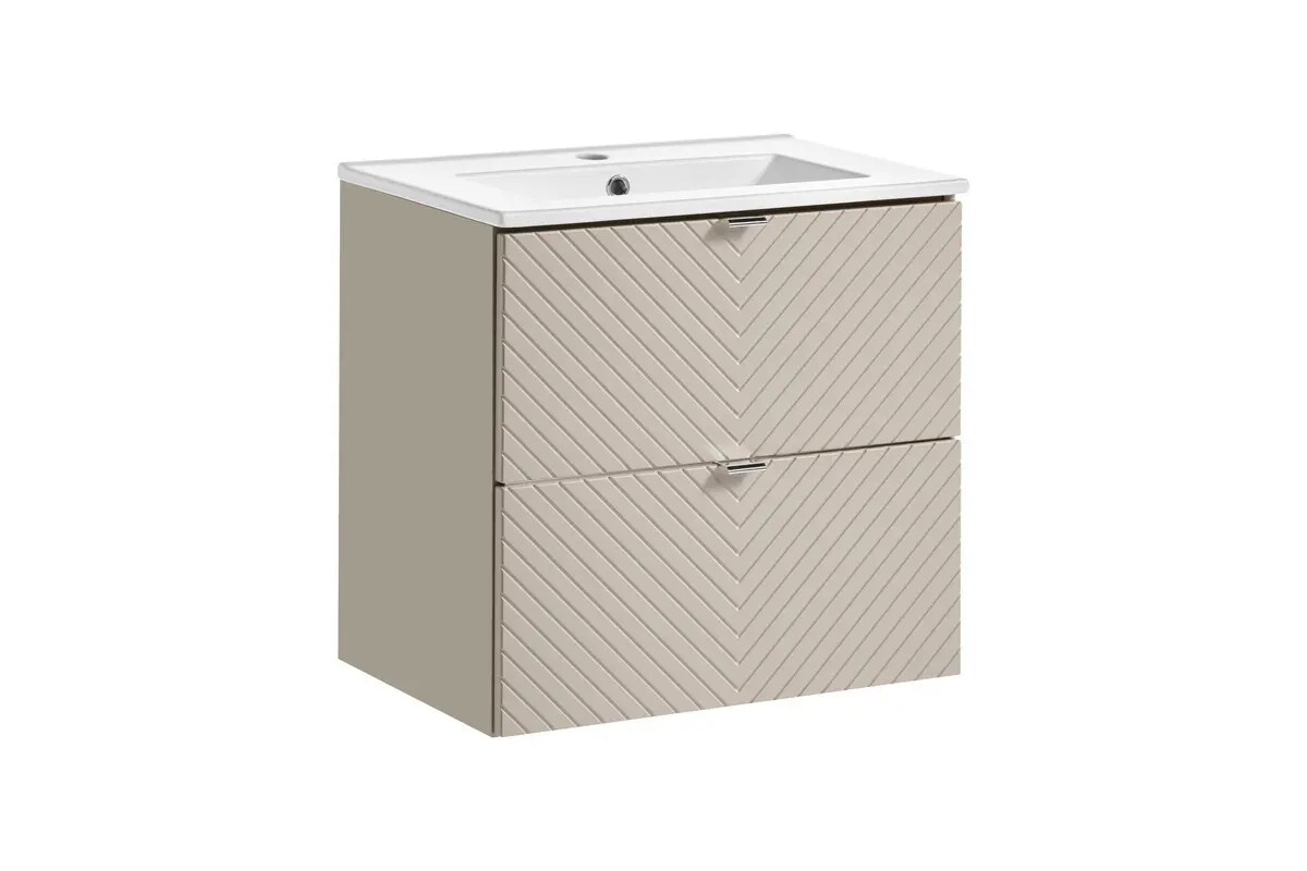 ArtCom Koupelnová skříňka s umyvadlem VIVA Cashmere U60/2 | 60 cm