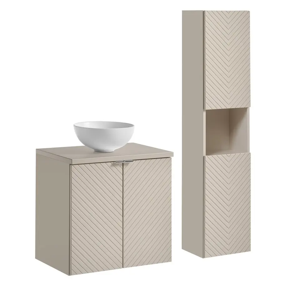 Comad Set koupelnového nábytku Viva Cashmere 60 kašmír mat