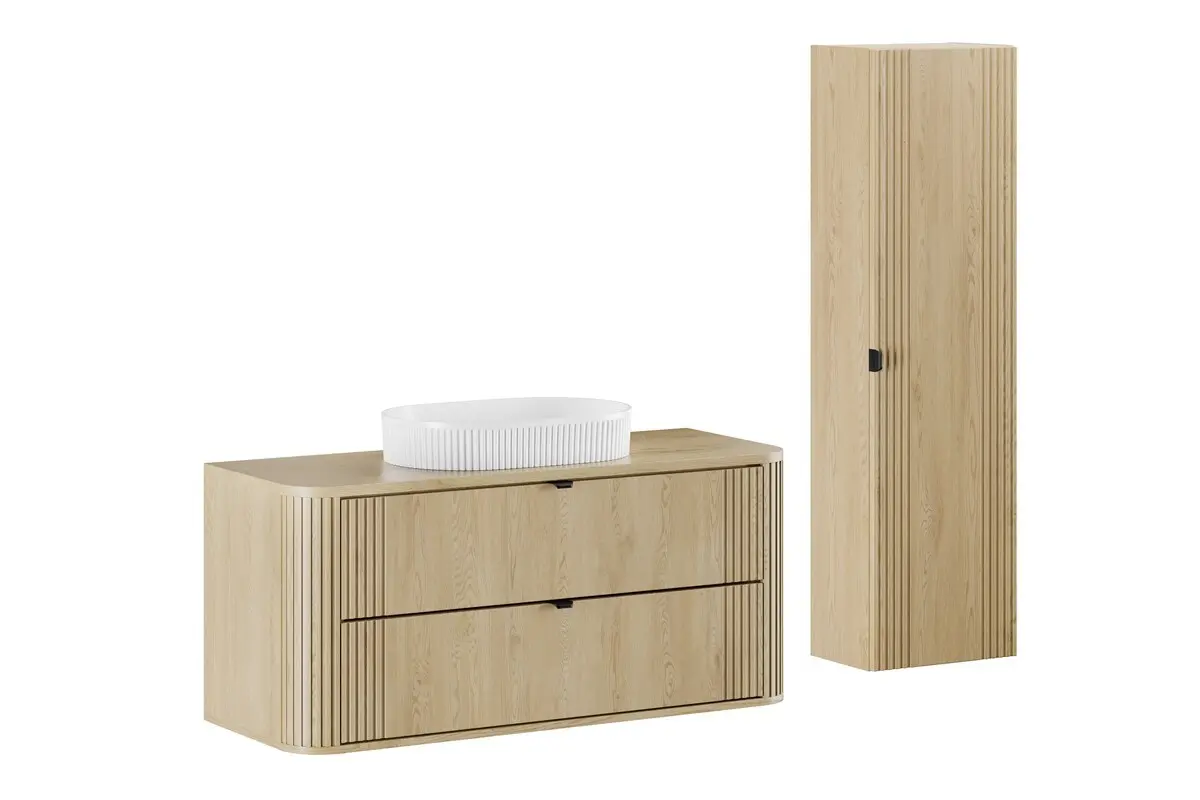 Comad Set koupelnového nábytku Ovalia Cremona 120 dub cremona