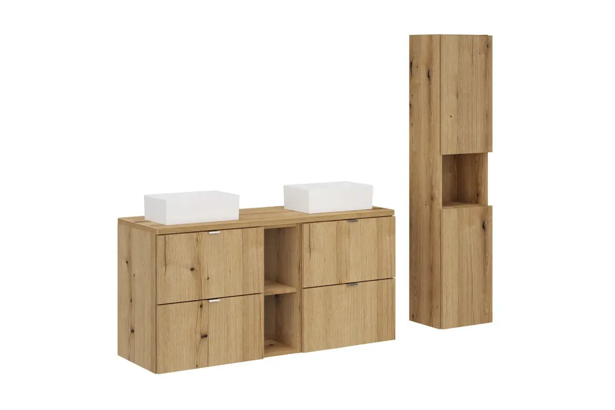 Comad Set koupelnového nábytku Nova Oak 120 dub coast evoke