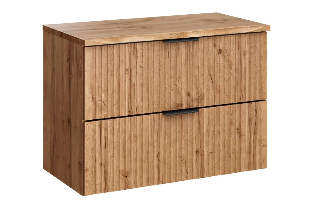 Comad Závěsná skříňka Casad Nature s deskou 80 cm dub wotan