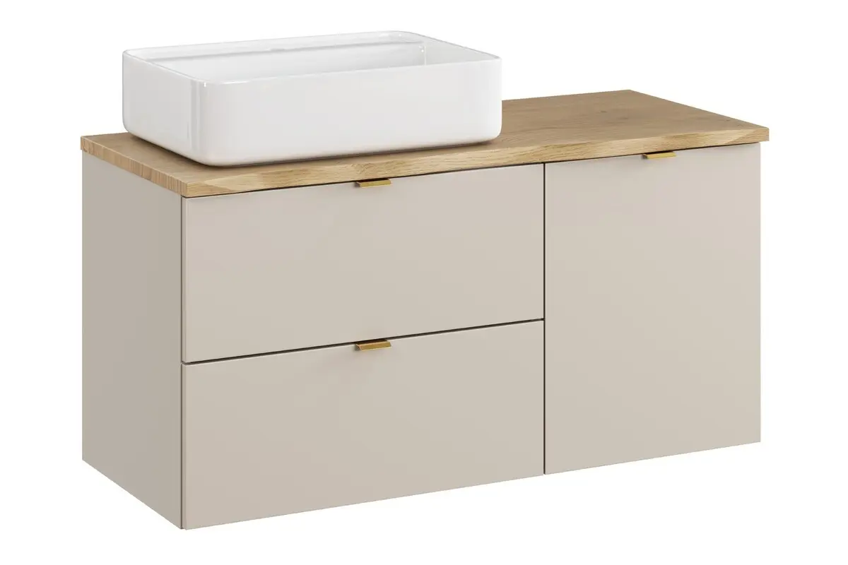 Comad Set koupelnového nábytku Dalia Cashmere 100 kašmír/dub cremona