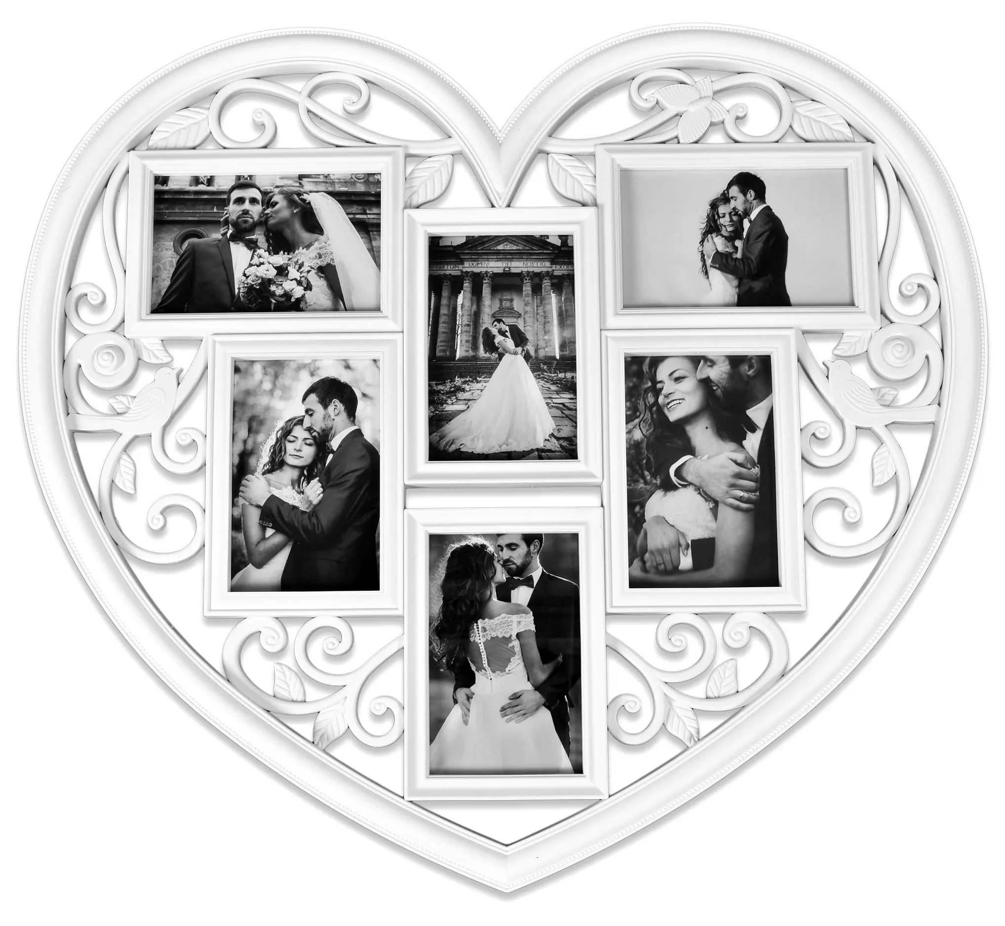 TZB Fotorámeček ve tvaru srdce Breva 10x15 cm