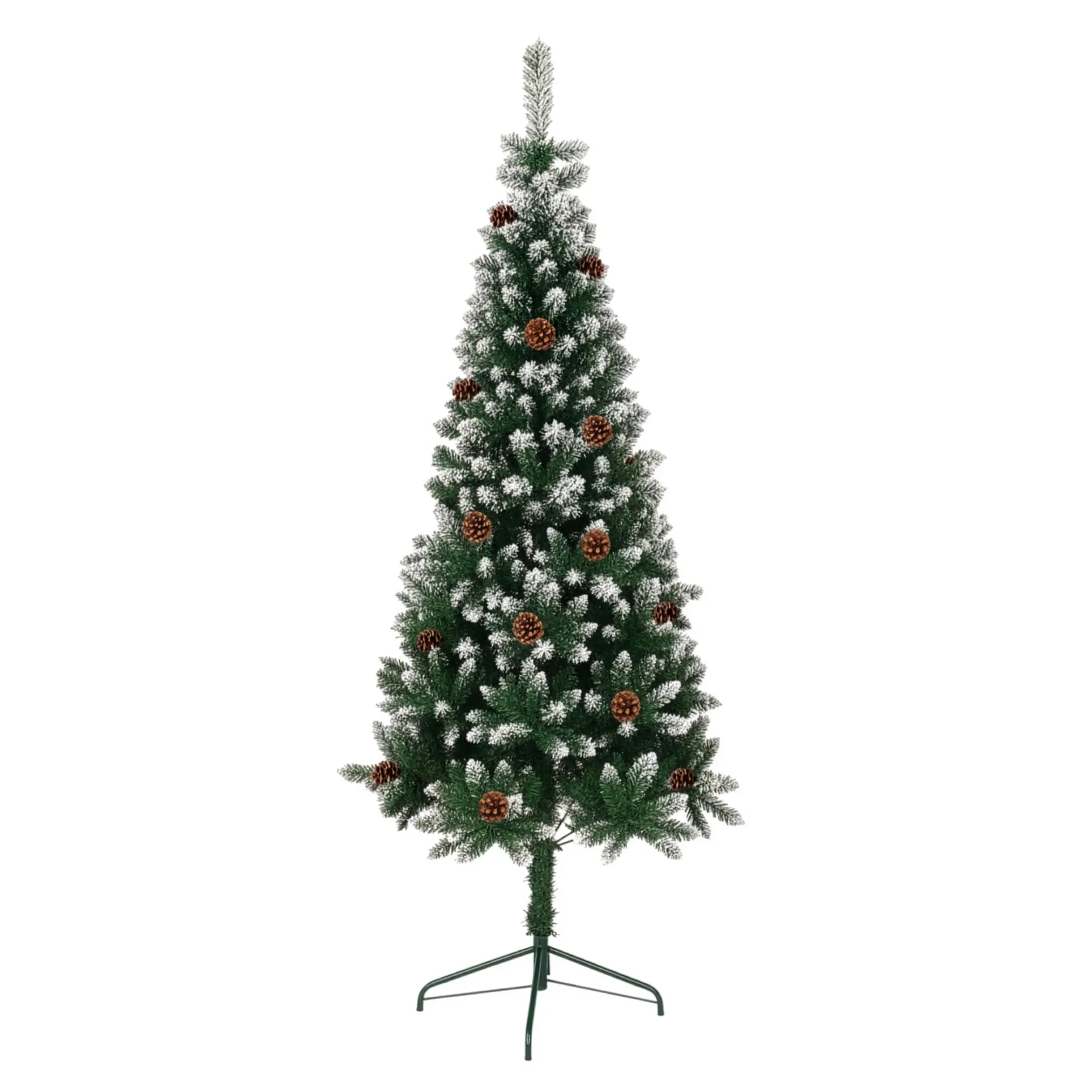 TZB Vánoční stromeček se šiškami NATALE 220 cm zelený
