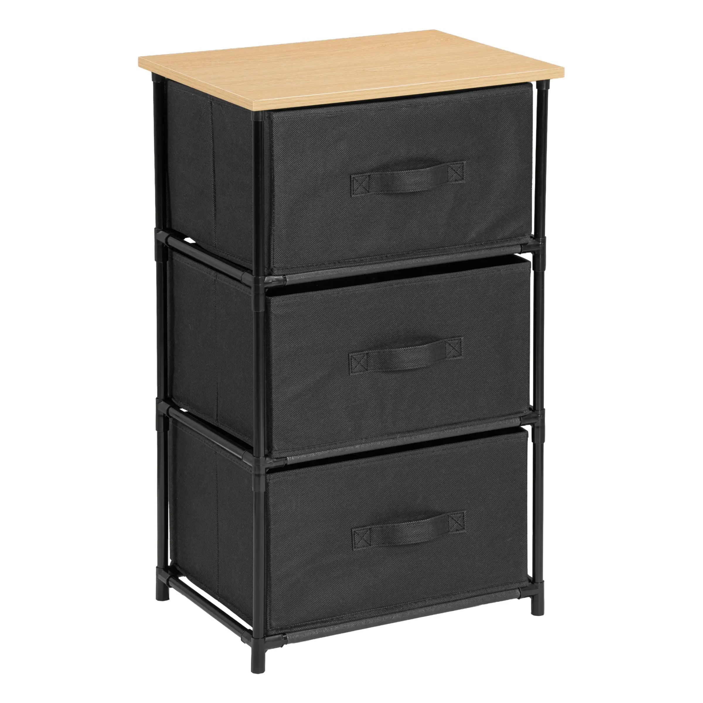 TZB Regál FRANCESCO černý/vanilla craft
