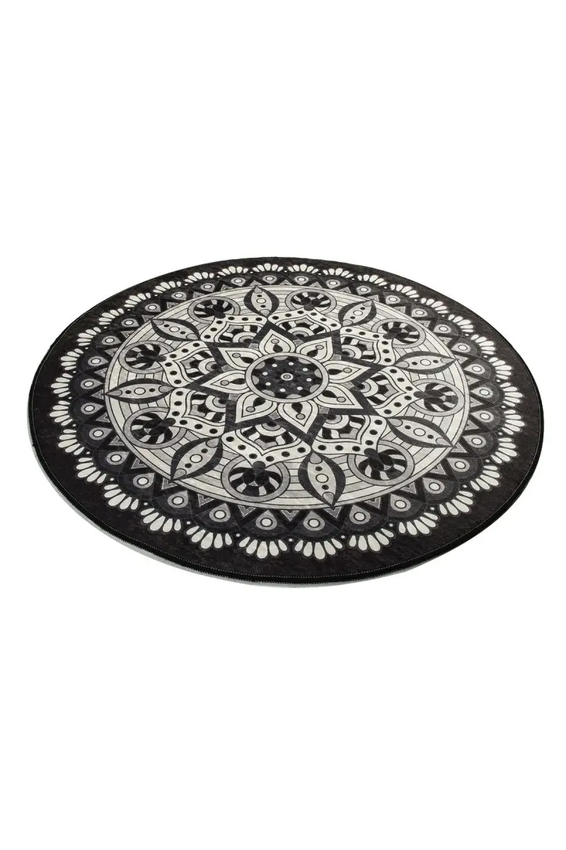ASIR Koupelnová předložka MANDAL šedá mandala