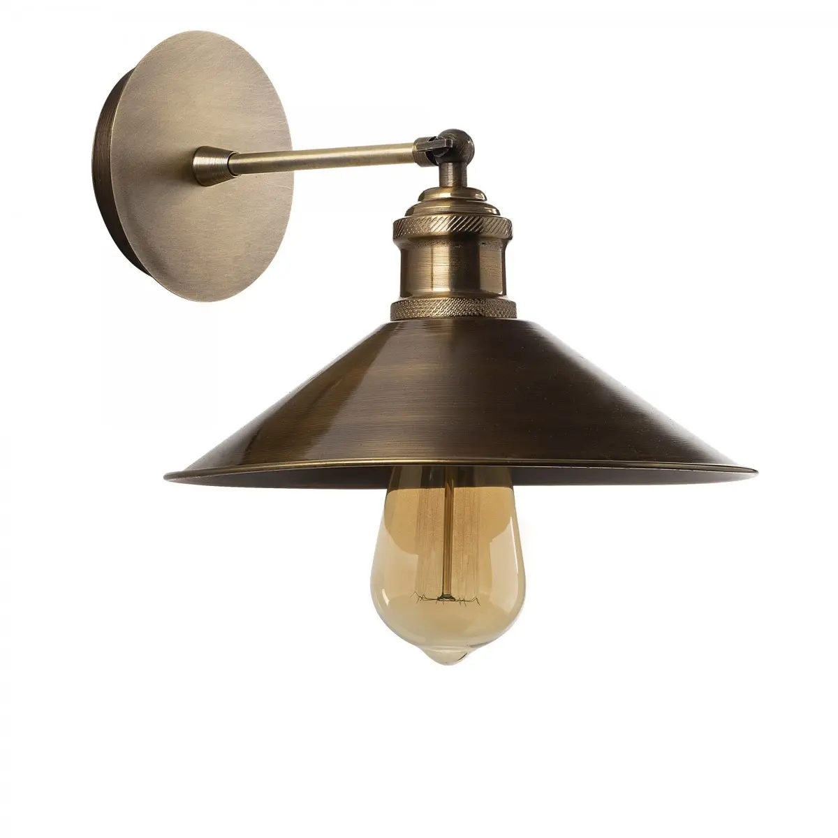Černé nástěnné svítidlo ø 24 cm Berceste – Opviq lights