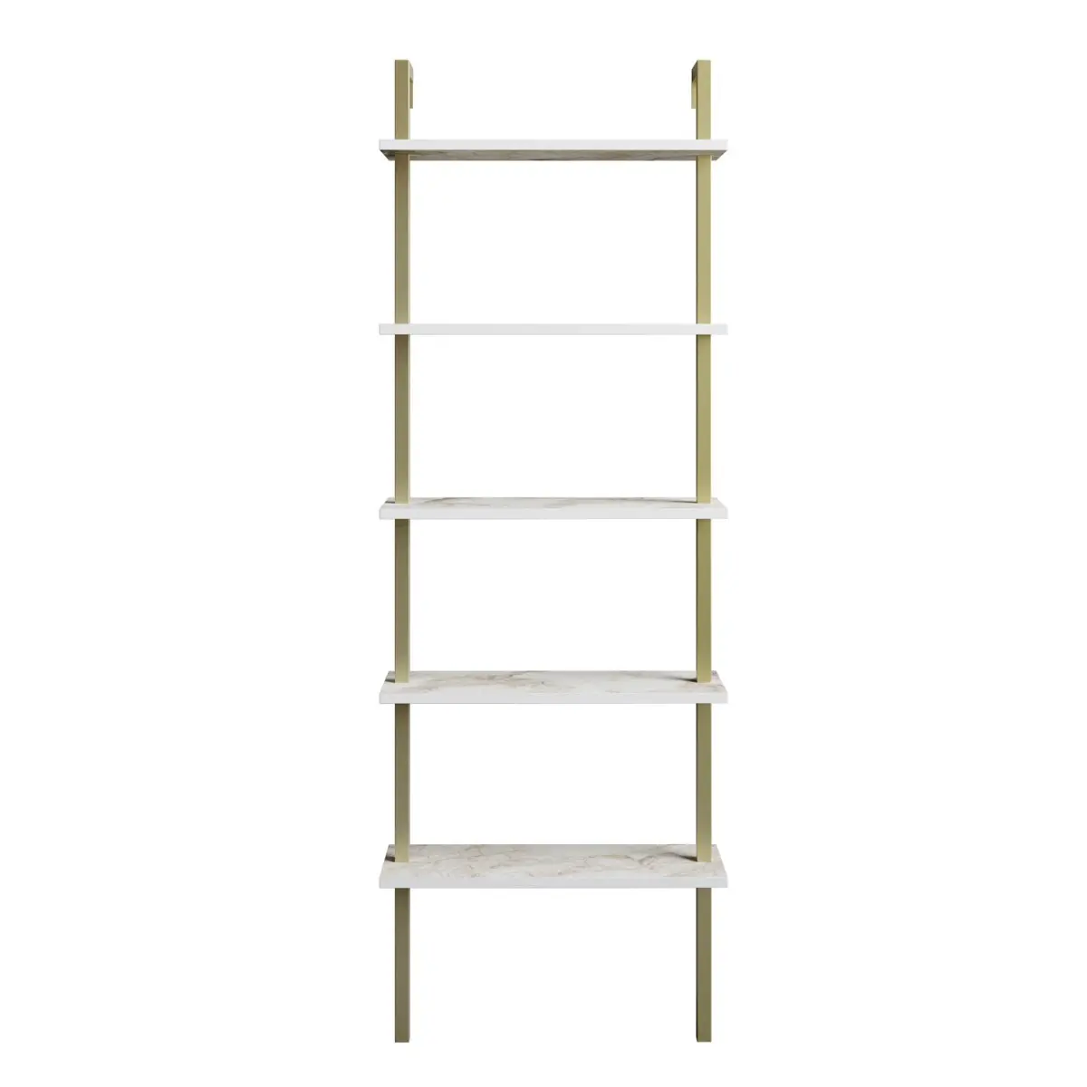 Knihovna Piante - White, Gold