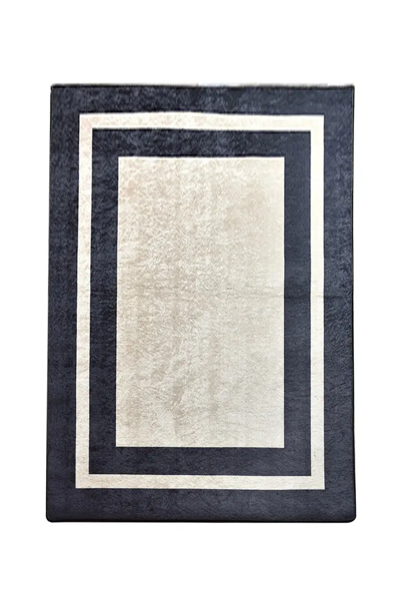 Conceptum Hypnose Koberec Black Frame 80x150 cm bílý/černý
