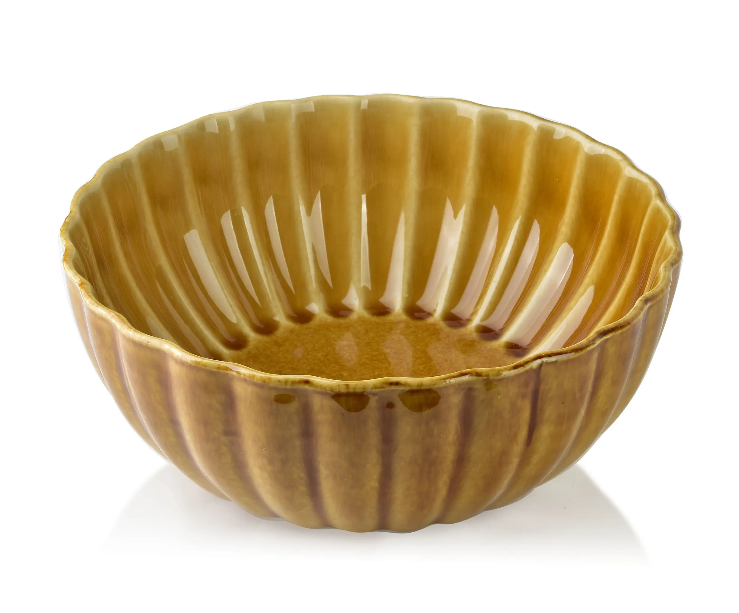 Affekdesign Porcelánová miska EVIE 650 ml hořčicově žlutá