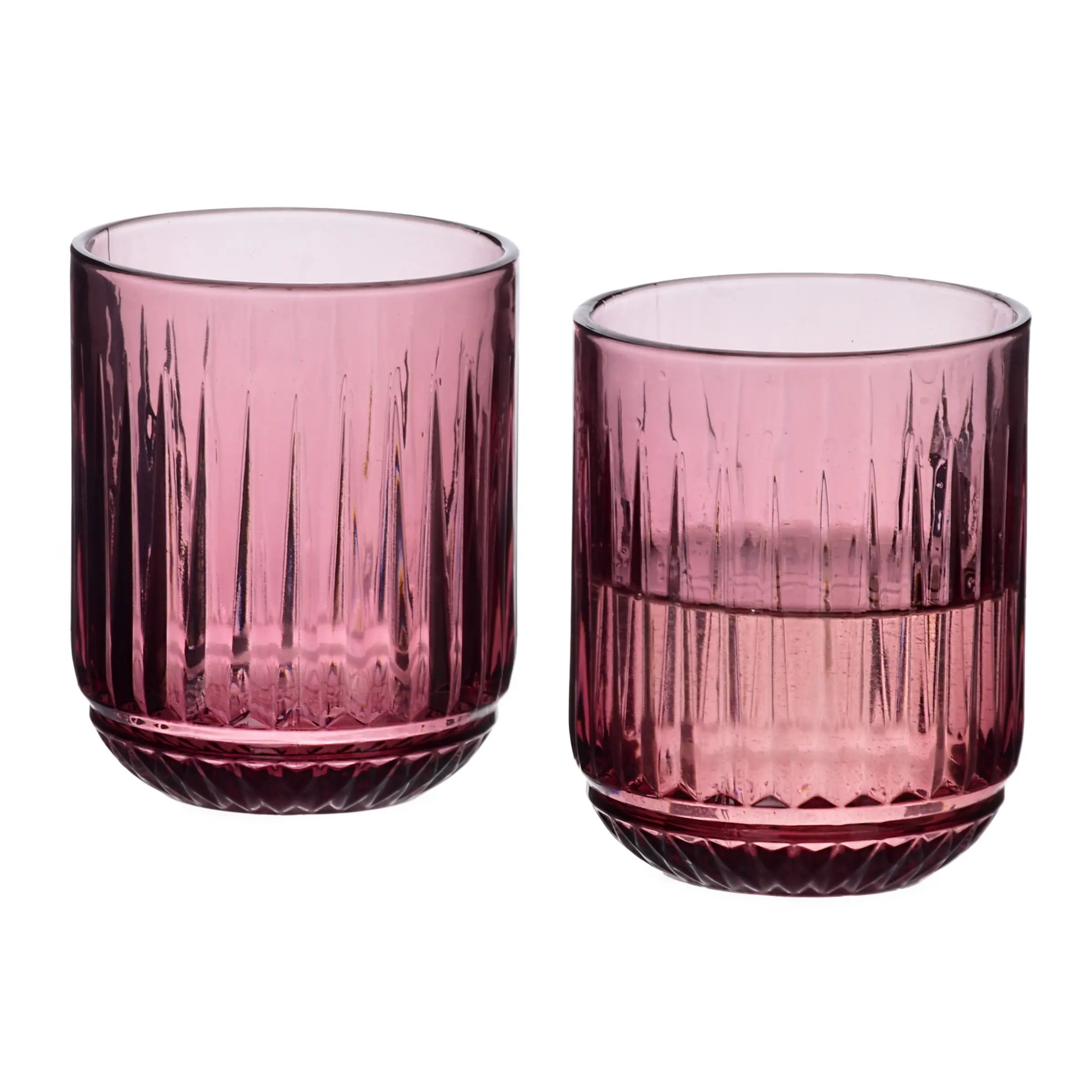 Mondex Sada 4 ks sklenic ELISE 260 ml fialová