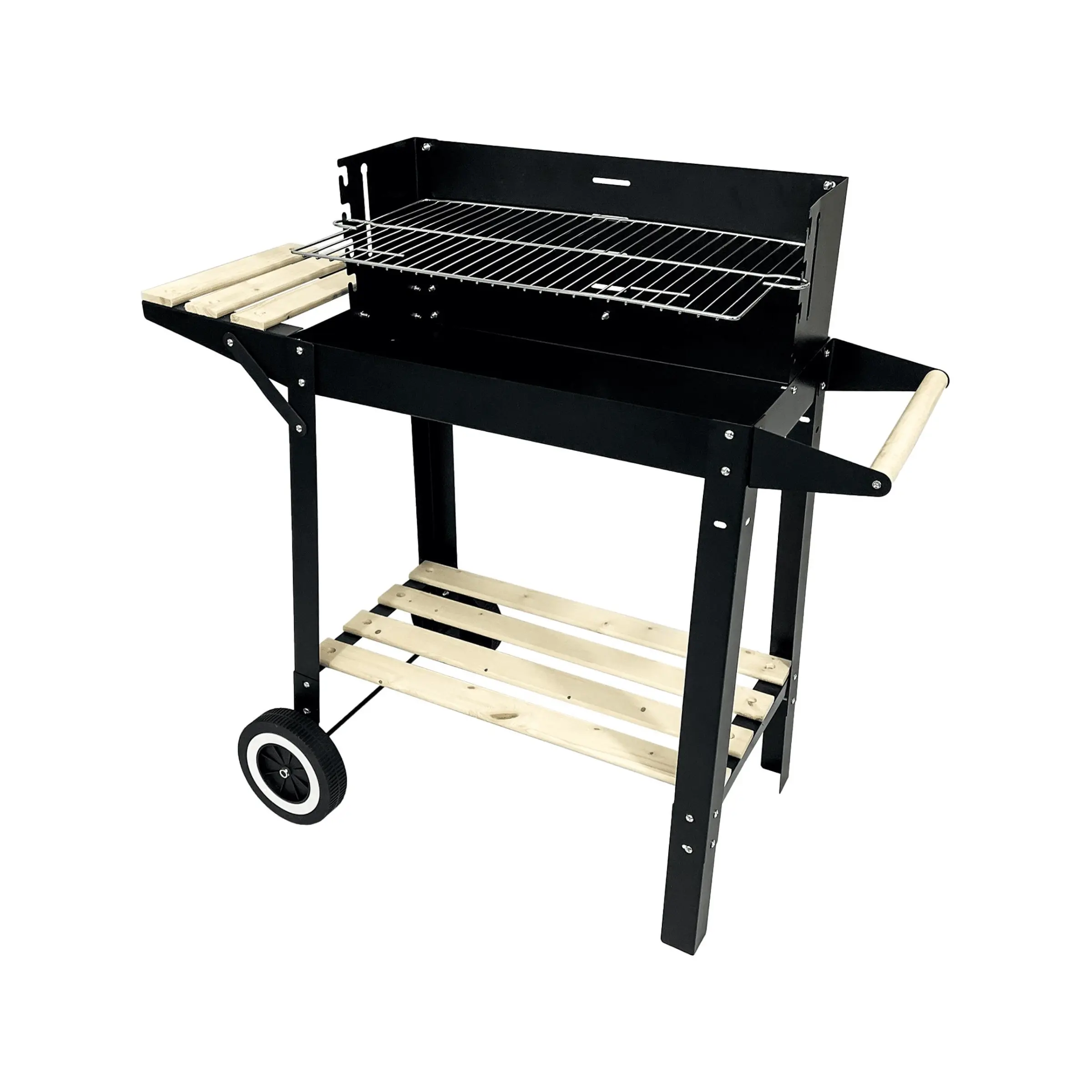 Kontrast Zahradní gril na dřevěné uhlí BBQ1012 černý