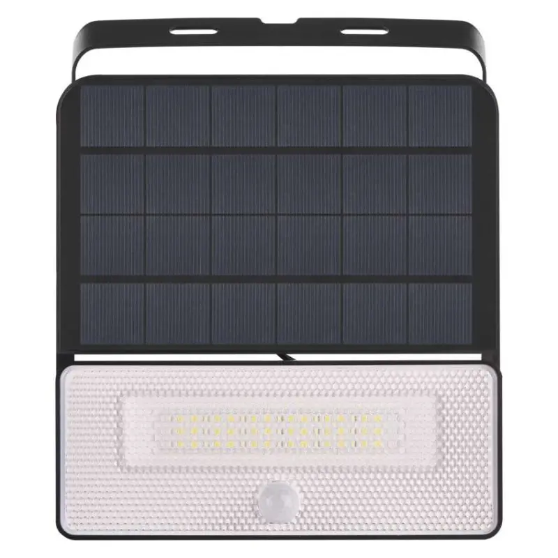 EMOS Solární LED reflektor SOLO I s pohybovým čidlem černý/neutrální bílá