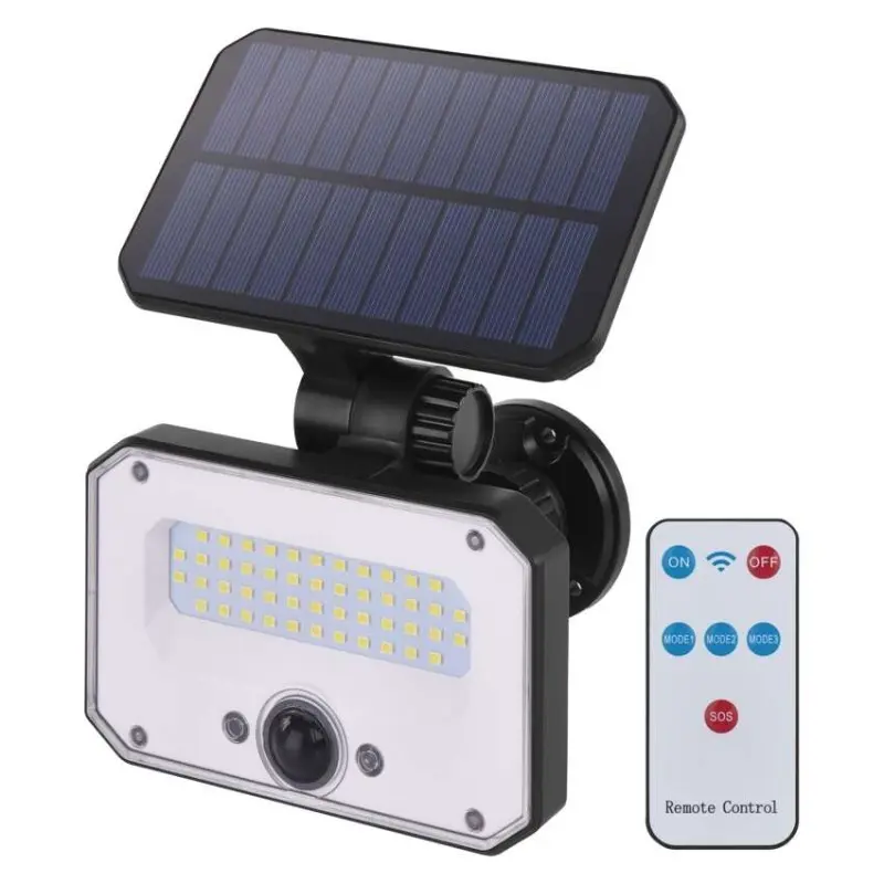 EMOS Solární LED reflektor SPILO s pohybovým čidlem černý/teplá bílá