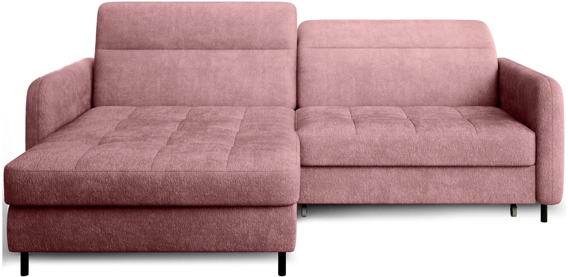 Eltap Rohová rozkládací sedací souprava GOMSI 228 cm Touch 24 růžová levá