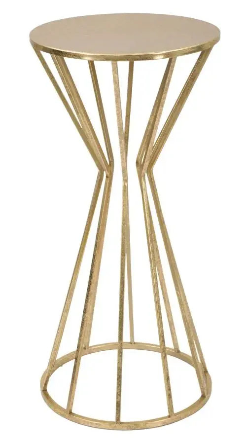 Mauro Ferretti Odkládací stolek Stick Glam 80 cm zlatý