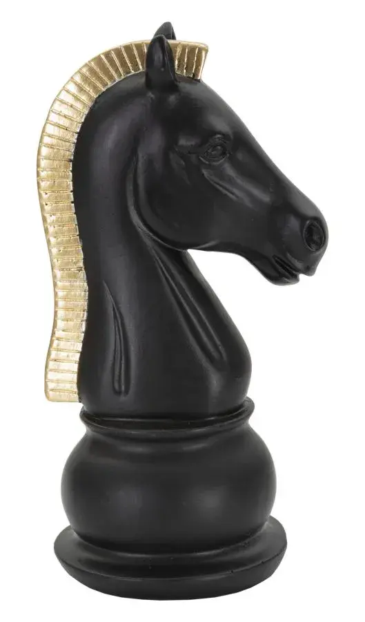 Mauro Ferretti Dekorativní soška Horse 19 cm černá
