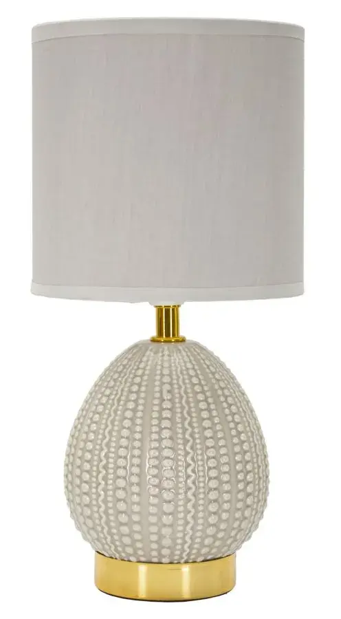 Mauro Ferretti Stolní lampa Flavi 30,5 cm šedá