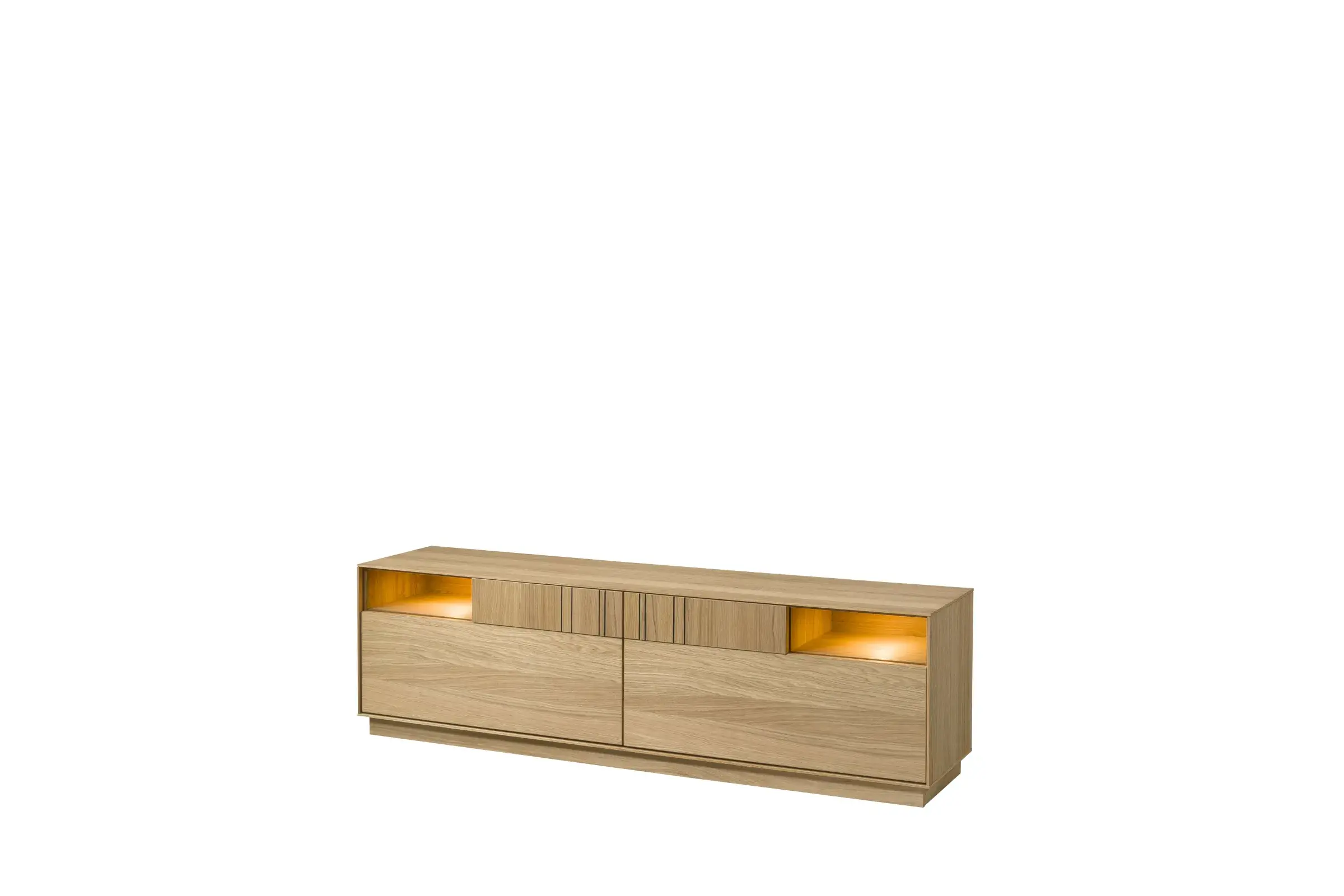 Szynaka TV stolek s LED osvětlením Join 180 cm dub přírodní
