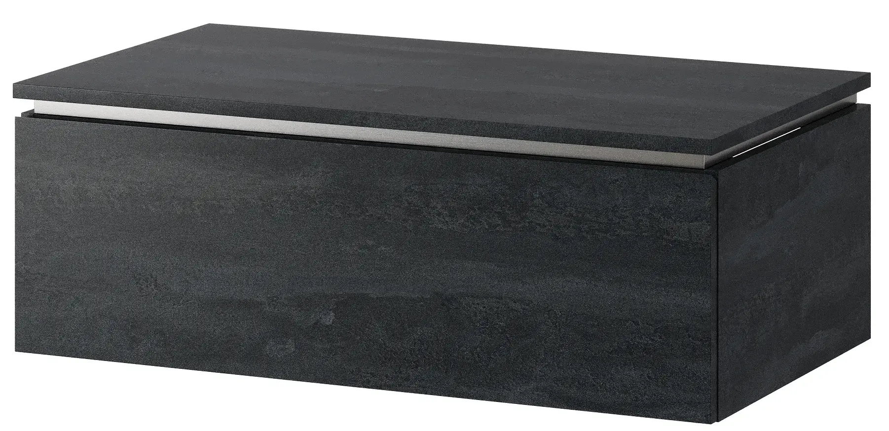 Szynaka Závěsná skříňka pod umyvadlo Letto 02 80 cm černý beton