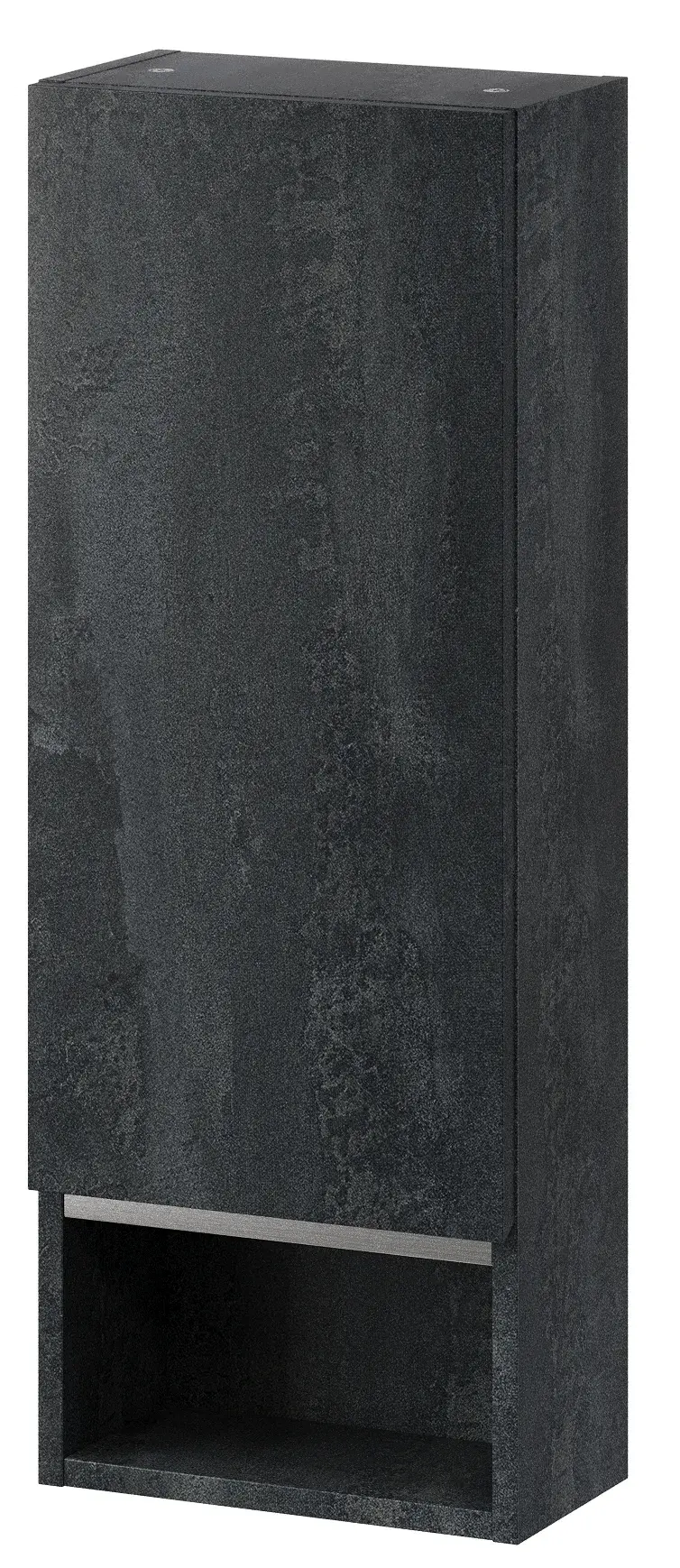 Szynaka Závěsná koupelnová skříňka Letto 05 30 cm černý beton