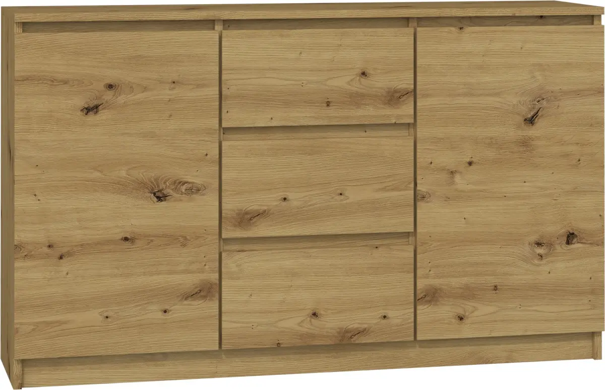 TP Living Komoda 2D3S Saloe hnědá