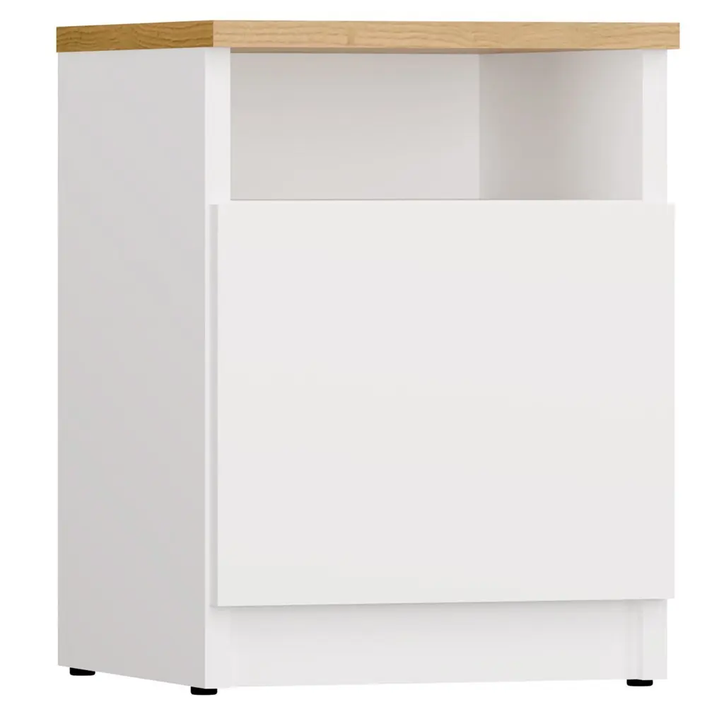 TP Living Noční stolek Galax 30 cm dub artisan/bílý