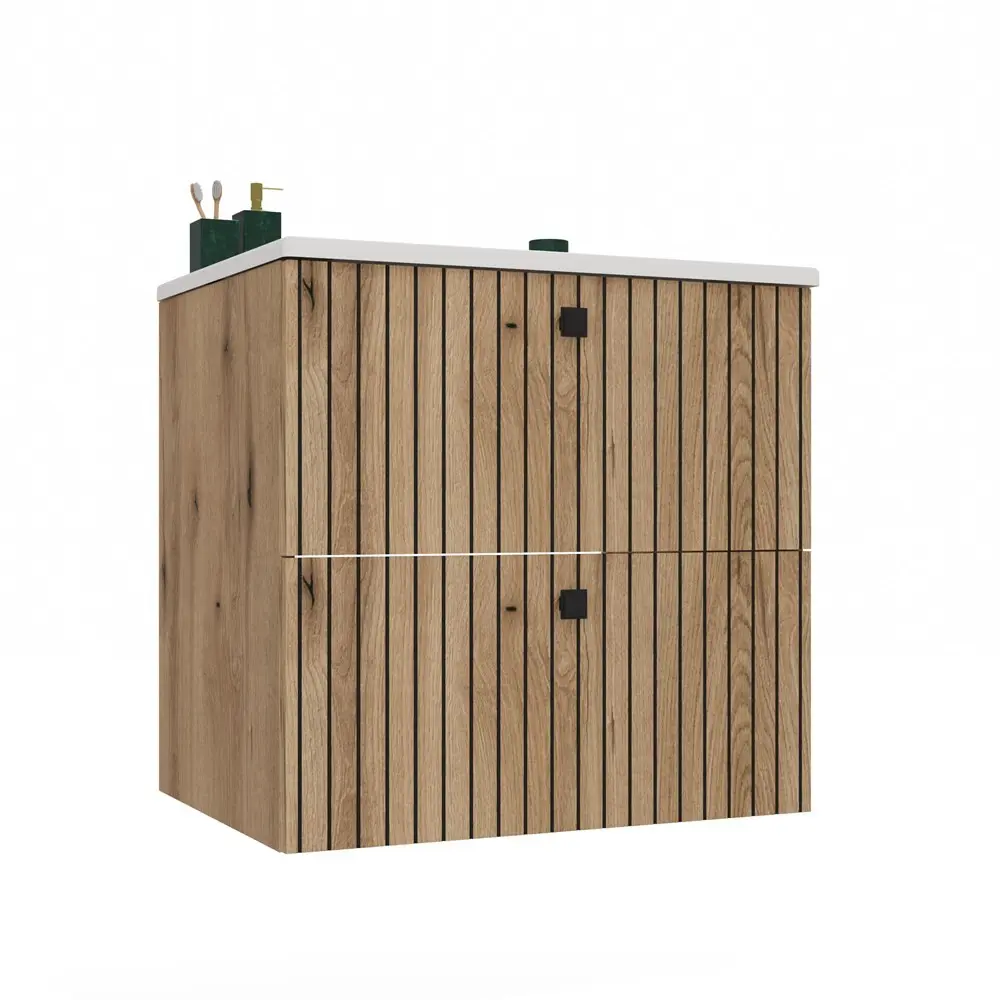 TP Living Závěsná skříňka s umyvadlem TIGO 2S 60 cm dub evoke