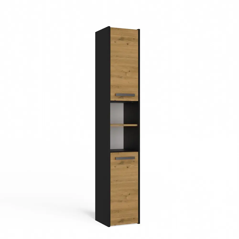 TP Living Koupelnová skříňka S30 170 cm antracit/dub artisan