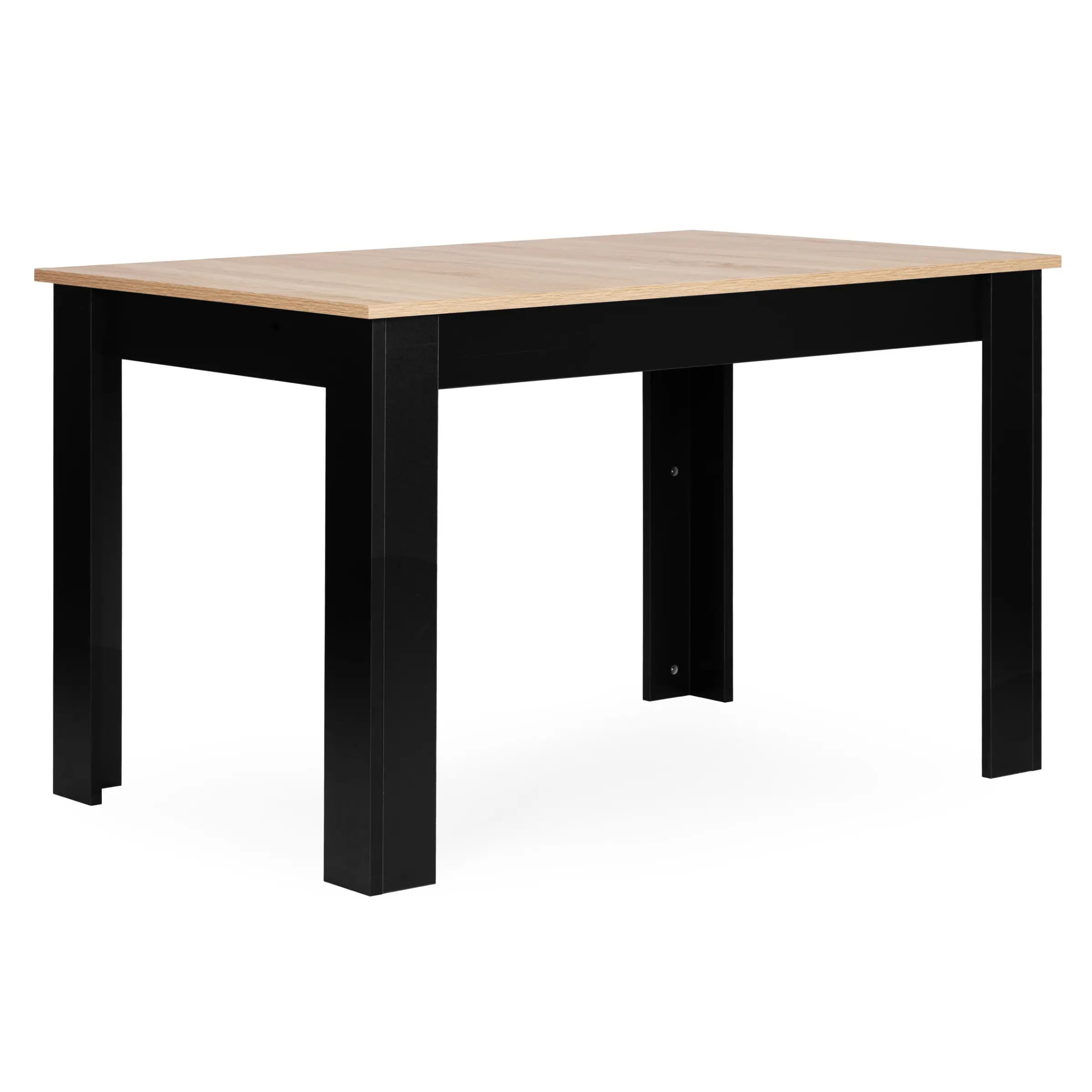 MODERNHOME Jídelní stůl Rascals 120 cm dub sonoma/černý