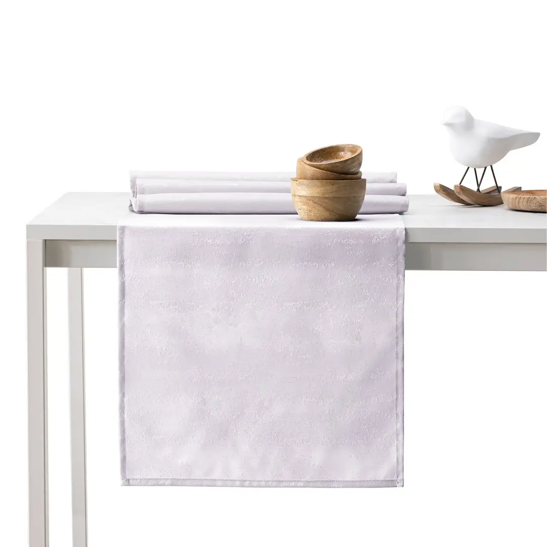Restilo Sada ubrusu a běhounu na stůl AmeliaHome VESTA 115x250+35x250 cm šeříková