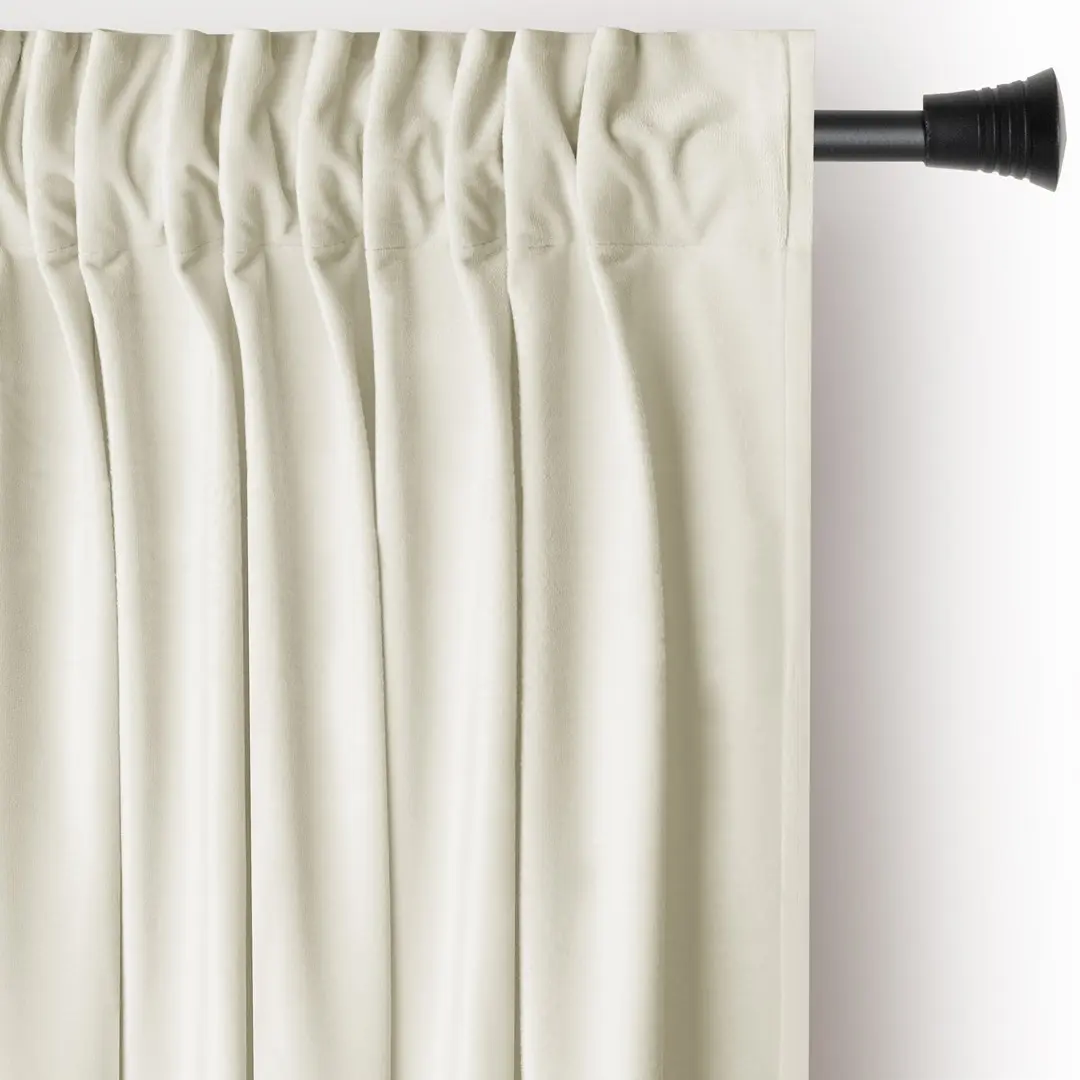 Šedý sametový dimout závěs 140x270 cm – Restilo