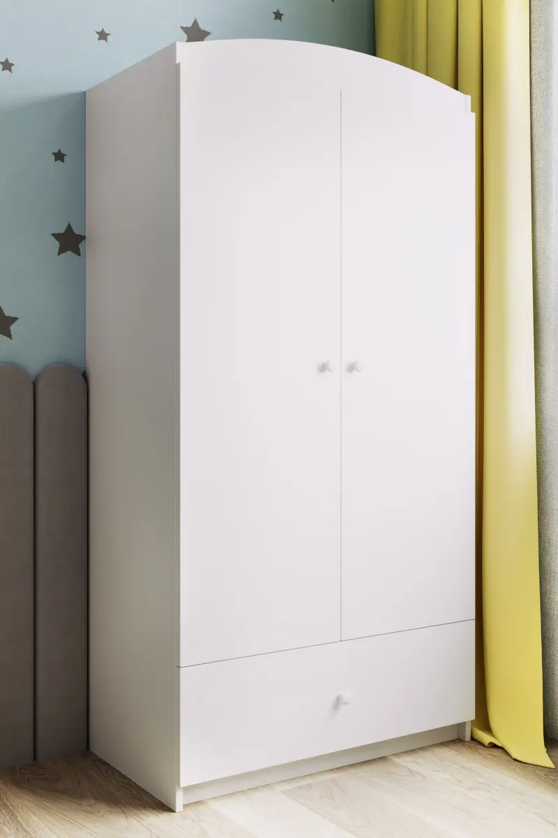 Kocot kids Dětská skříň Babydreams 90 cm bílá