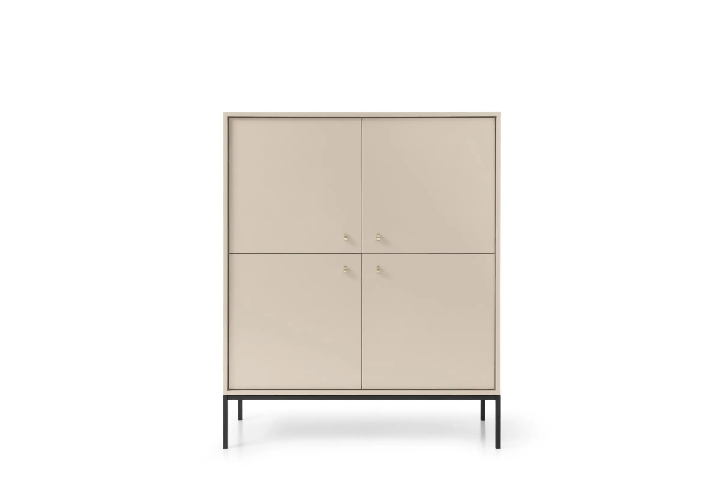 Piaski Komoda Mono II 104 cm béžová/černá
